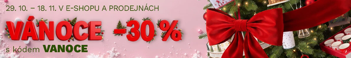 30 % na vánoční zboží 29.10. - 18.11.2026