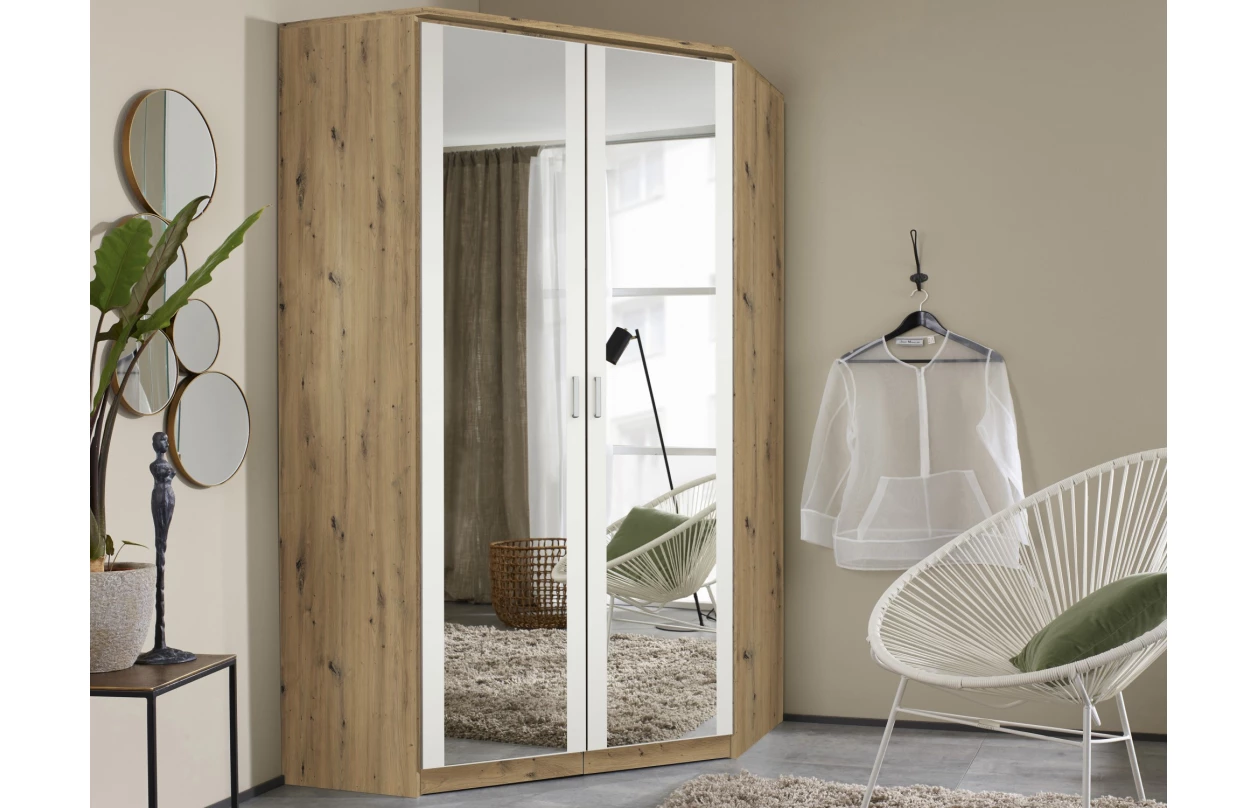 Skříňový nástavec Bremen, 91 cm, dub sonoma/bílá 26