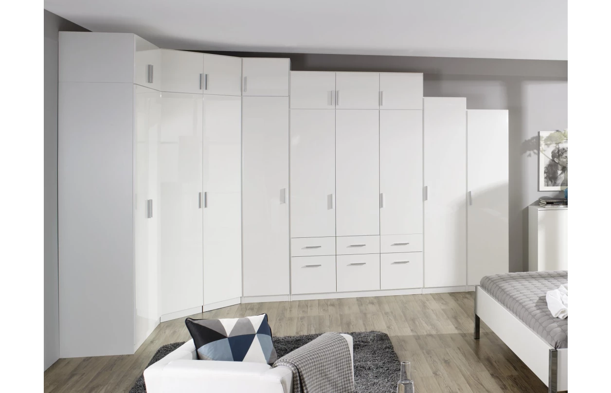 Šatní skříň Celle AN925-3121, bílá 16