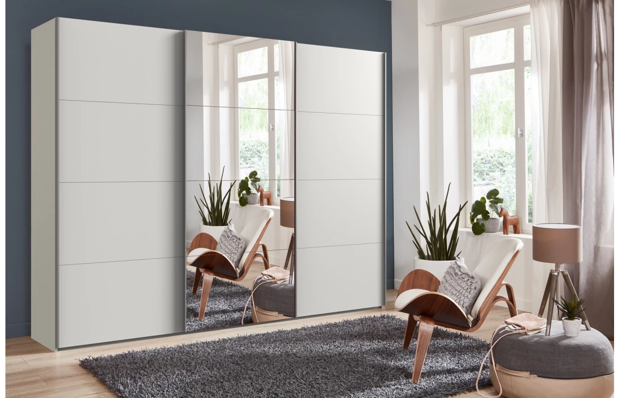 Šatní skříň Easy Plus, 225 cm, bílá 11
