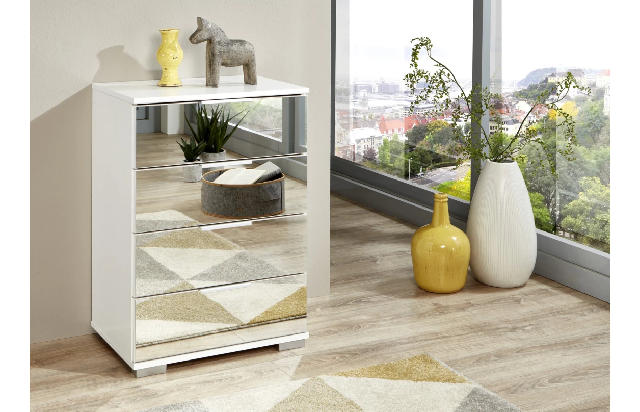 Šatní skříň Easy Plus, 225 cm, bílá 27