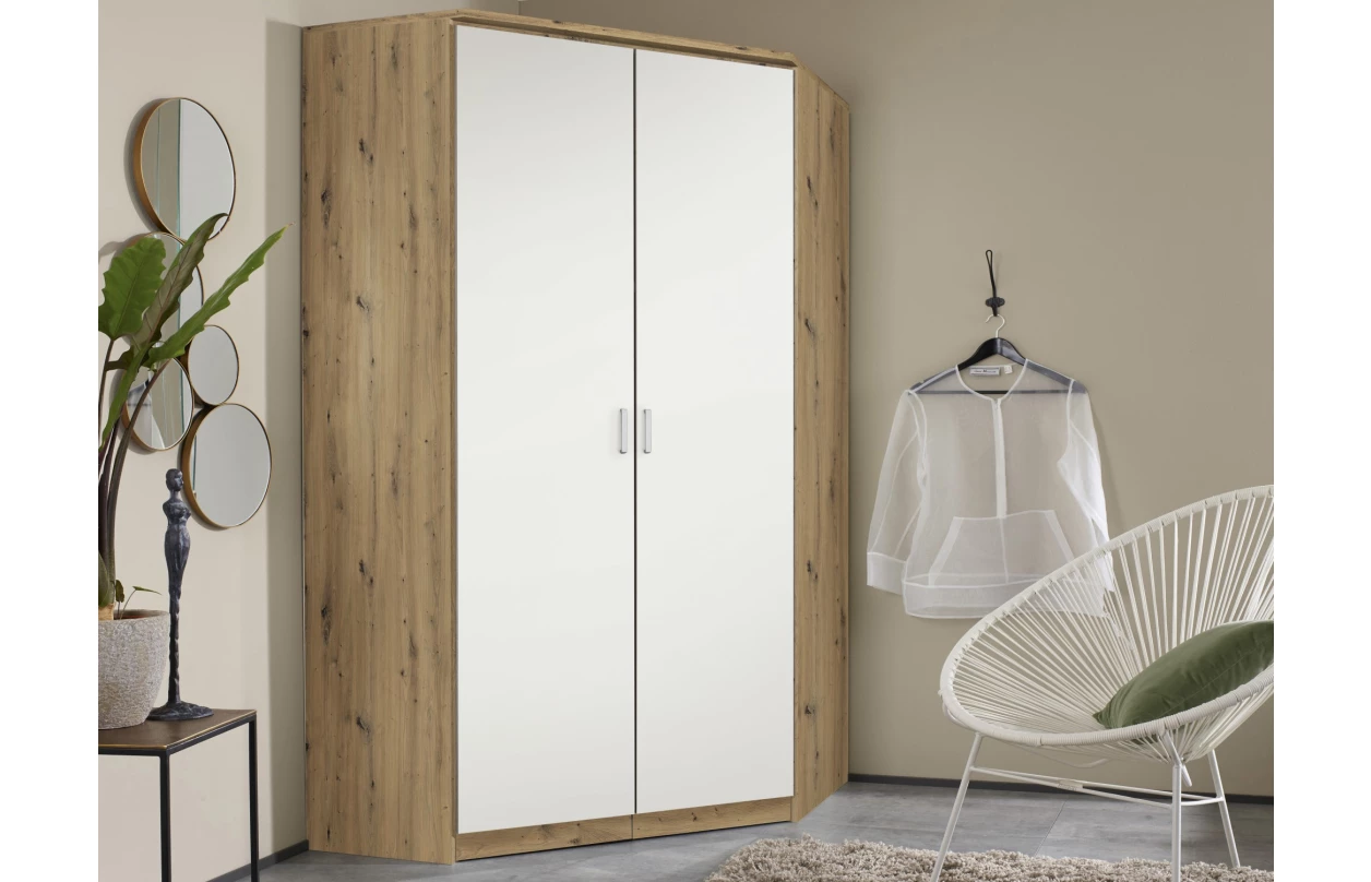 Skříňový nástavec Bremen, 136 cm, bílý 24