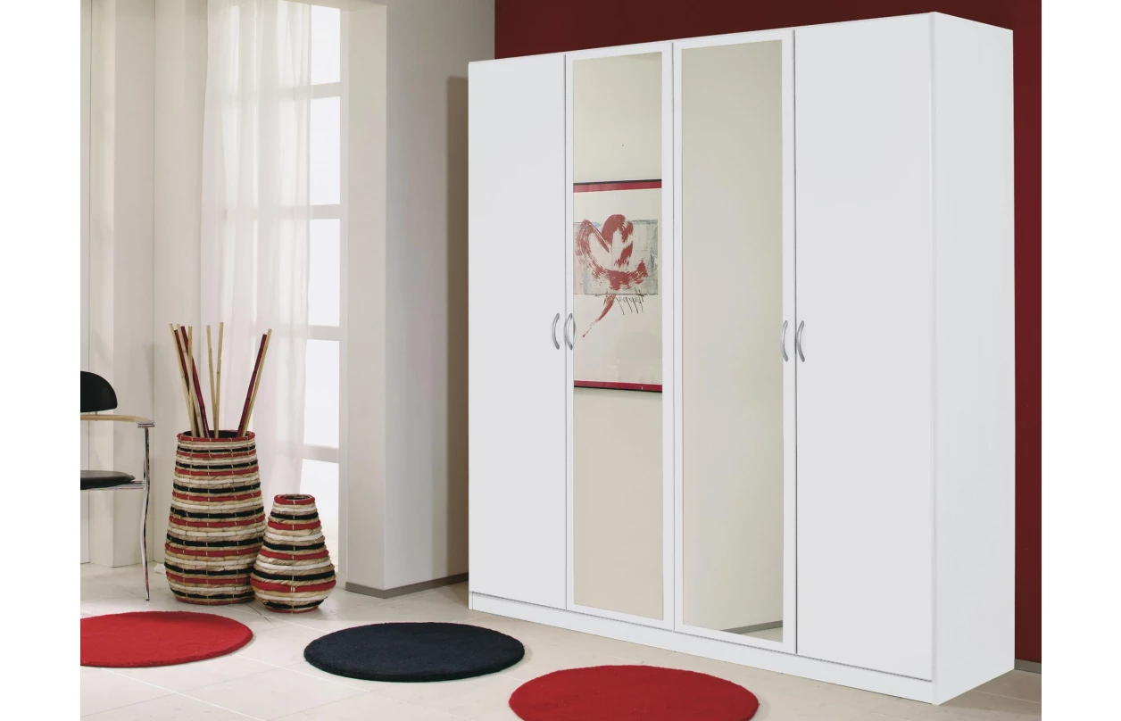 Skříňový nástavec Case, 136 cm, bílý 4
