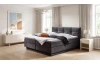 Postel boxspring Portage 160x200 cm, antracitová látka
