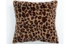 Dekorační polštář Fashion Leopard 60x60 cm, hnědý