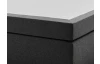 Postel boxspring Aston 180x200 cm, antracitově šedá látka