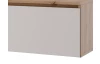 Závěsná TV skříňka Asko Living, 180 cm, dub artisan/bílá