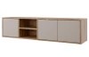 Závěsná TV skříňka Asko Living, 149,5 cm, béžová kašmír