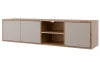 Závěsná TV skříňka Asko Living, 149,5 cm, béžová kašmír